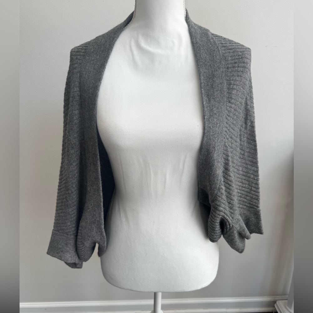 Banana Republic Women Small Luxury Cashmere & Wool Blend Open Shrug Cardigan